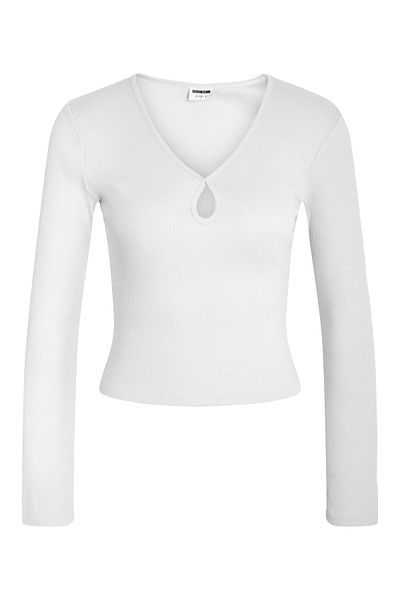 Noisy May Hellweiße Bluse für Damen/Mädchen