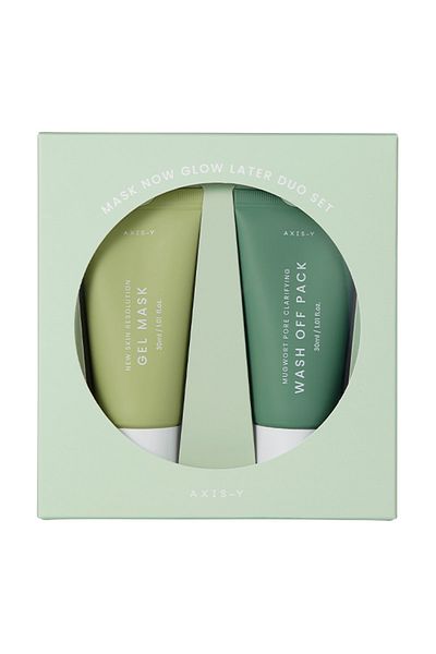 AXIS-Y Mask Now Glow Later Duo Set 30 ml Purifying Mask + Soothing Mask Set