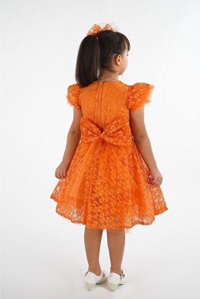 HMZ GOLD Papatya Desenli Tokalı Elbise-- Mezuniyet-dogum Günü Ve Kutlama Elbise