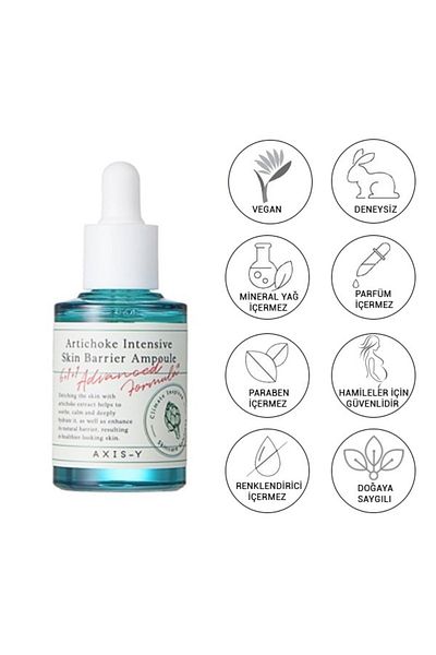 AXIS-Y Artichoke Intensive Skin Barrier 30 ml Ampoule - Skin Barrier Repair and Moisturizer