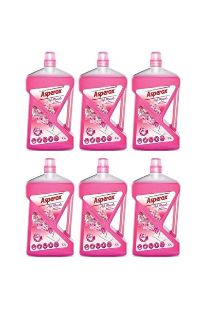 ASPEROX Yüzey Temizleyici Manolya & Frezya 2.5 Lt X 6 'lı