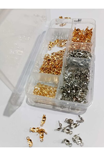 Sade Aksesuar Takı Yapımı Için 450 Parça Takı Yapım Seti Malzemeleri Kolye Bi...