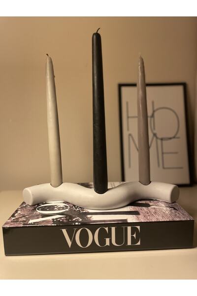 KUMS DESIGN Dekoratif Şamdan Mumluk