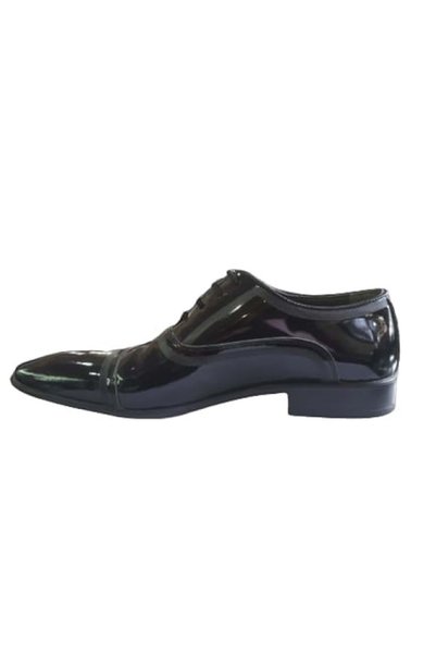 WONDER HOŞGÖR Wonder 2160 Men's Patent Leather Classic Shoes - Black