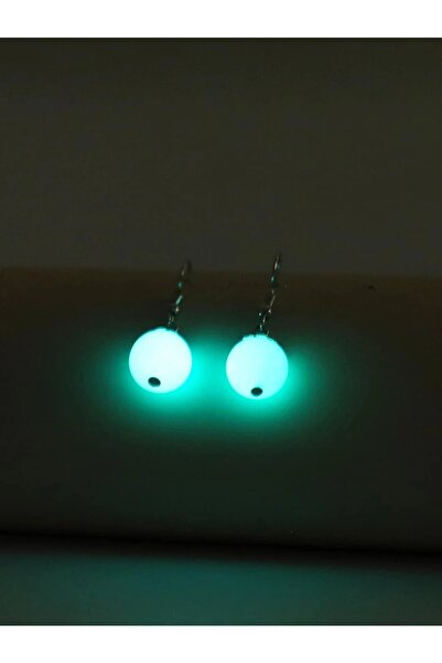 MADEFORYOUU Glow in the Dark Earrings / Natural Stone Earrings / Blue Earrings