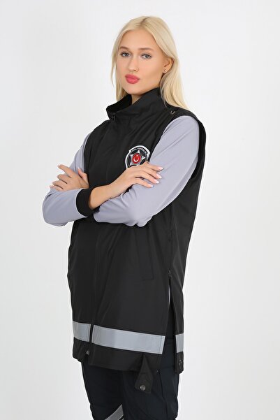 ModaCanel Kadın  Yeni Tip Güvenlik Yazlık Tesettür Uzun Yelek Yazlık Model
