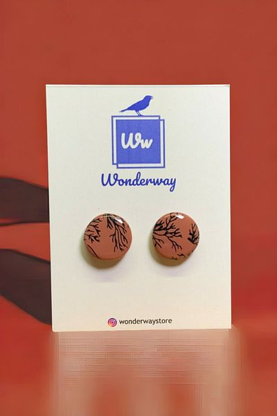wonderway تصميم مخصص أقراط بوليمر كلاي اليدوية