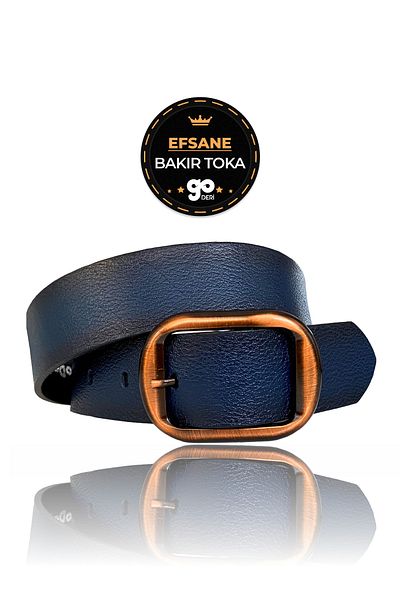 GoDeri Piele autentică 100%, cataramă de culoare legendară cupru, curea de blugi pentru blugi pentru femei 4 cm=23-cupru