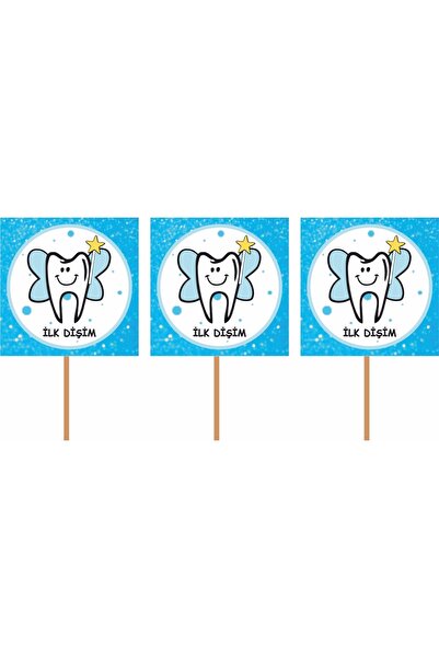 Genel Markalar Diş Buğdayı Partisi Ilk Dişim Sunum Kürdanı Mavi