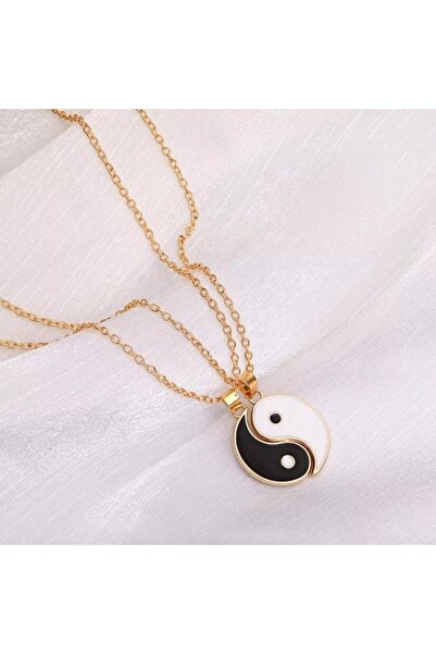 N!da Jewelry 925 Ayar Gümüş Çift Ying Yang Kolye