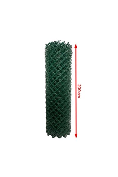 CİHAN TEL ÇİT Cihan Çit Pvc Kaplı Örgü Tel Bahçe Çiti - 3,00 Mm Kalınlık 75x7...