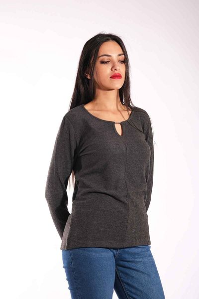 Blues Outlet Women's Drop Soft Blouse-smoked