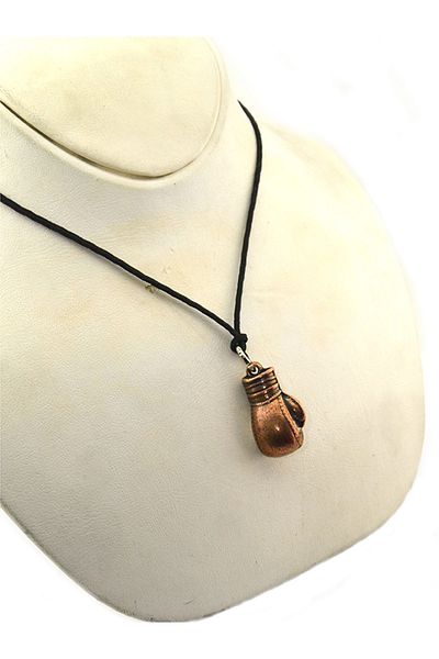 anahtarlıksepeti Boxing Glove String Necklace - Copper Oxide