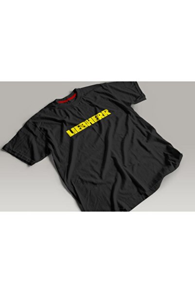 FULL TOLERANCE Tricou cu imprimeu galben Liebherr