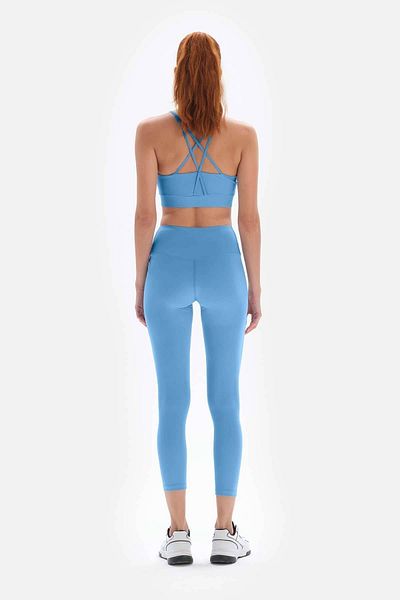 Dagi Hellblaue lange Damenstrumpfhose Pa