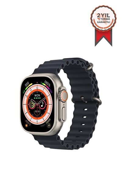 MOONSHOP S8 Ultra 45mm Akıllı Saat Watch Ultra Siyah