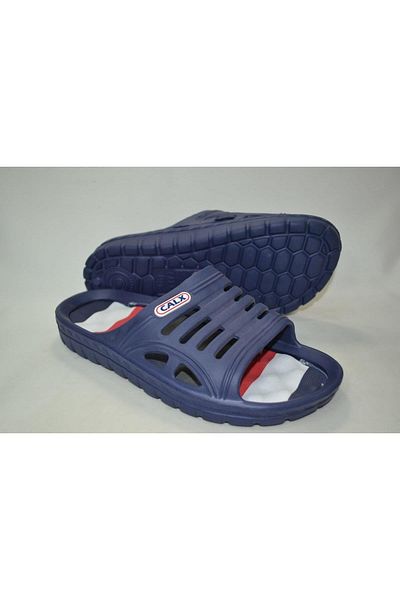 Calx Men's Soft Massage Sole Navy Blue Eva Slippers