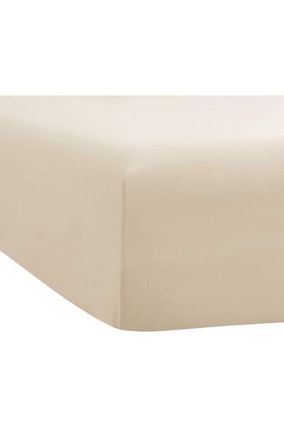 VESSİNOHOME Only Cotton Elastic Sheet Single Double King Size 57 Wire Fabric Size White-coloured