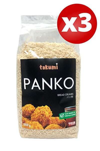 BİOTAR Takumi Panko Çıtır Kaplama ( Ekmek Kırıntısı ) 1000 gr X 3 Ad Bread Crums