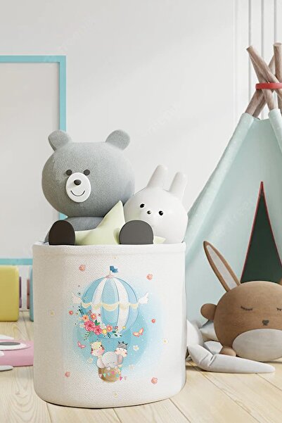 Talia Home Καλάθι παιχνιδιών οργάνωσης παιδικού και βρεφικού δωματίου με μπλε...