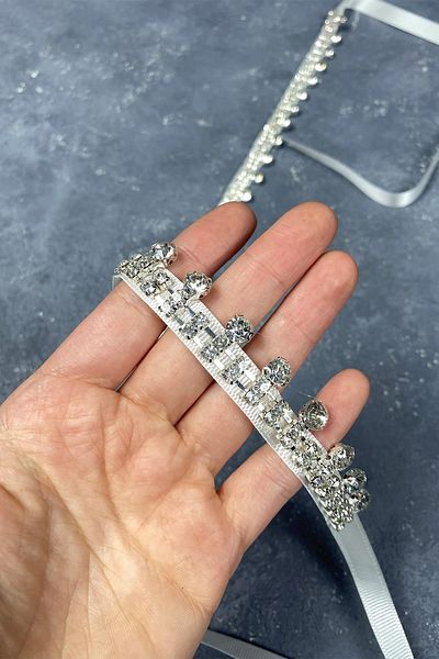 Hobigram Culoarea argintie Beyoğlu Stone Rochie de seară Accesoriu pentru talie – centură, design elegant, accesoriu pentru femei