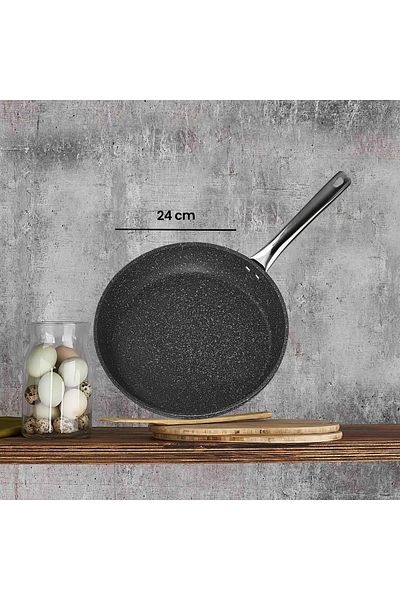 FALEZ Black Line Frying Pan - 24 Cm