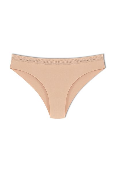 HNX 3-Piece Micro Laser Cut Honeycomb Rubber Ghost Brazil Women's Panties