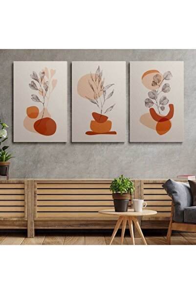 HOMEPACK Pictură murală pe pânză Set de 3 picturi pe pânză Hp119