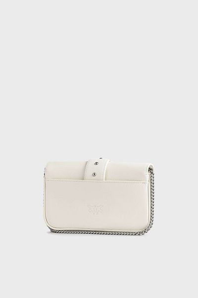 PİNKO Logo-Tasche aus Leder mit Kettenriemen - 100061 A0f1 Z14q