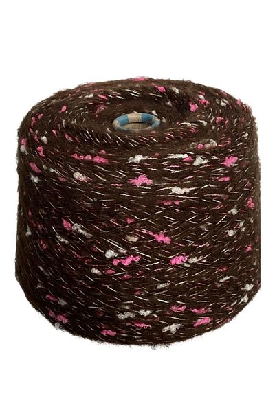 göçer Moher Looped: καφέ Κύριο Χρώμα Fujya White Looped Σύνολο 950gr