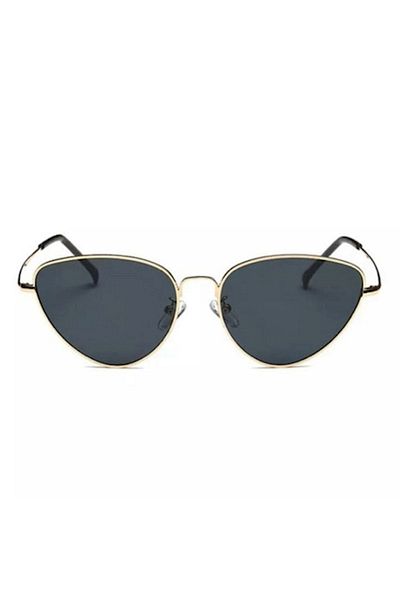 Toz Vintage Black Pilot Cat Sunglasses