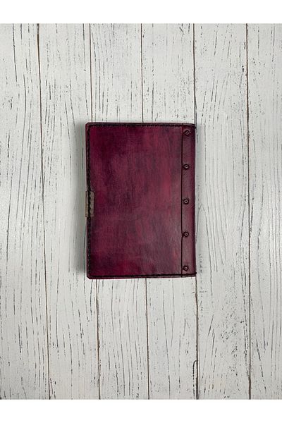 MARKETUNGA Caiet din piele Bloc de note comemorativ realizat manual din piele naturală