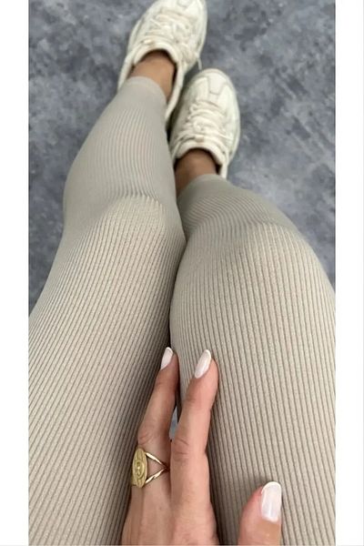 manolyabutik Ribbed Raised Tights