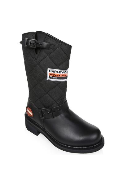 Harley Davidson Laconia 644 Black / Oiled Leather Women's Boots