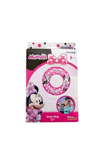 Filmaldım Minnie Mouse Pembe Kız Çocuk Deniz Simit