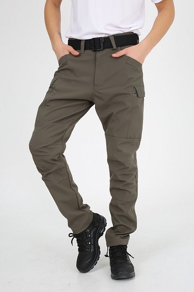 monel Παντελόνι εξωτερικού χώρου Χακί Ultra Lycra Relax Outdoor Khaki Water Repellent Ripstop Tactical Παντελόνι