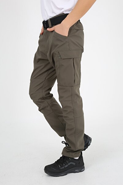 monel Outdoor Haki Ultra Likralı Pantolon Relax Outdoor Haki Su Iticili Ripstop Taktik Pantolon