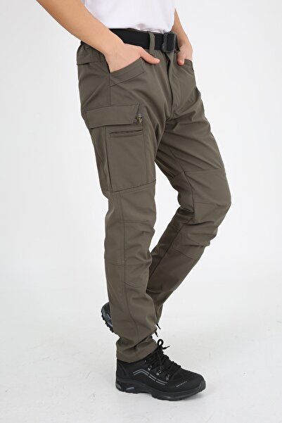 monel Outdoor Haki Ultra Likralı Pantolon Relax Outdoor Haki Su Iticili Ripstop Taktik Pantolon