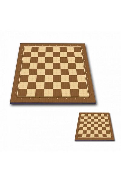 Star Okey Walnut 54x54 Cm Chess Table
