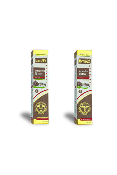 myfarmaex İsveç Şurubu İSVEÇ İKSİRİ Ekstraktı 250 ml (alkolsüz)  2 adet