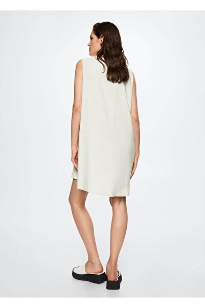 MANGO Woman Dökümlü Oversize Elbise