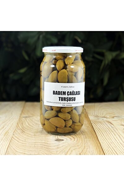 Silifke Sepeti Ev Yapımı Badem Çağlası Turşusu 1,2 Kg