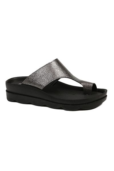 Pierre Cardin ® |   PC-6961-3953 Platinum Wrinkled - Papuci de damă