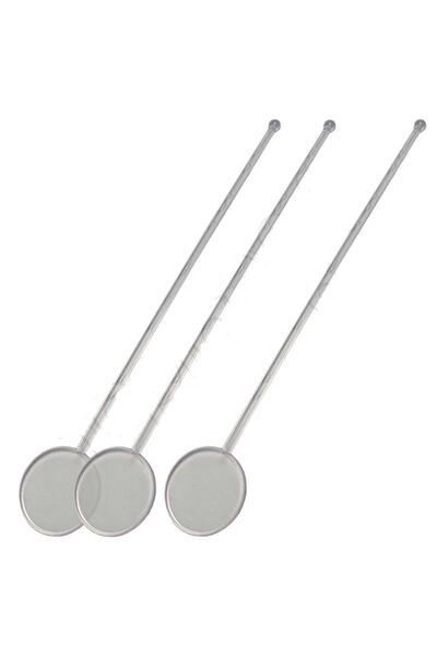 PRİVATE 250 قطعة من ملعقة تقليب الكوكتيل البلاستيكية الشفافة