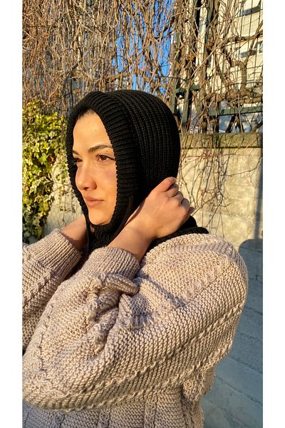 laviyonsa Knitwear Stringed Balaclava Unisex