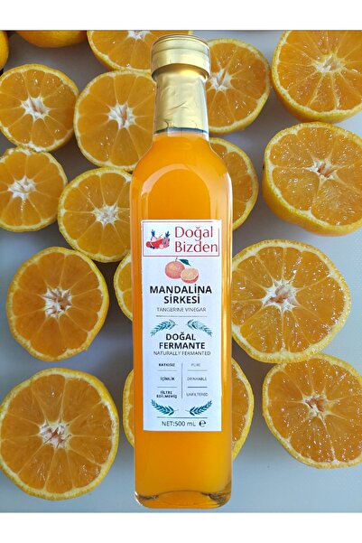 Doğal Bizden Doğal Fermante Mandalina Sirkesi Yumuşak Içim Tangerine Cider Vi...