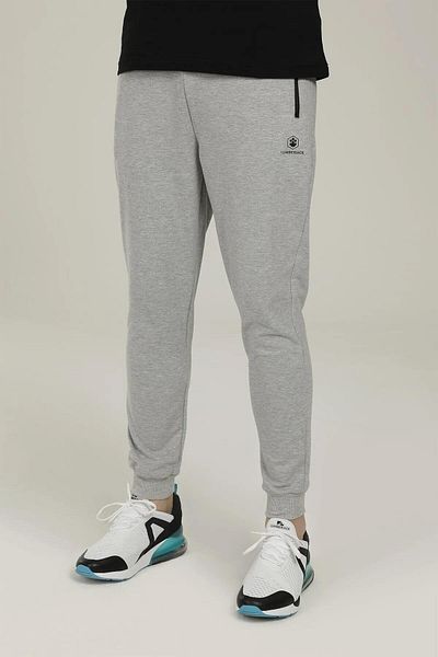 lumberjack Α 10134958208010   3m M-ct107 Basic Jogger 3fx Grey Melan Ανδρική φόρμα κάτω