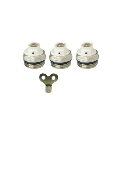 REAL 3 Adet Petek Radyatör Havlupan Purjör Hava Alma Tıpası