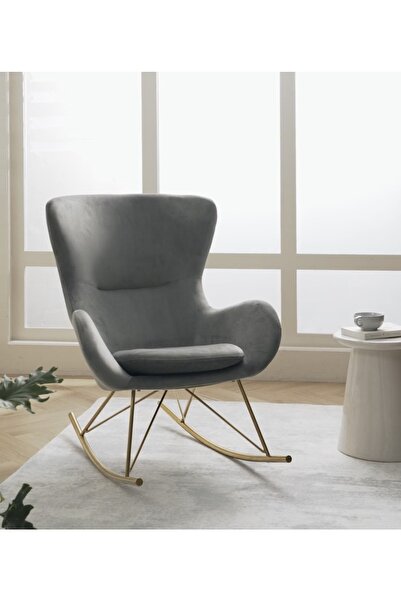 ERİZA Sofya Sallanır Berjer (antrisit) Babyface 27 (gold Ayak)