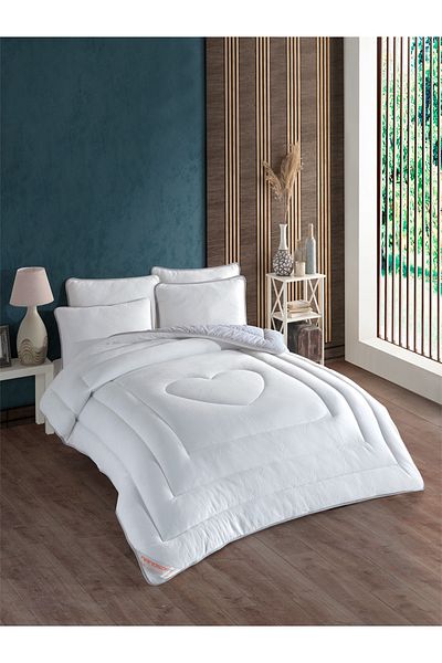 NANOSOFT Double Size Amore Quilt-grey